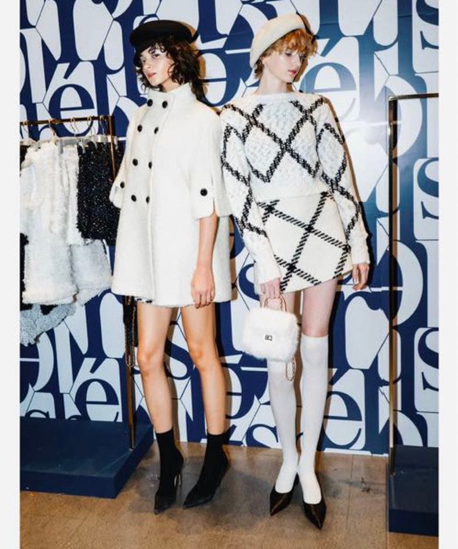 【おすし】sheller big check BISHU skort