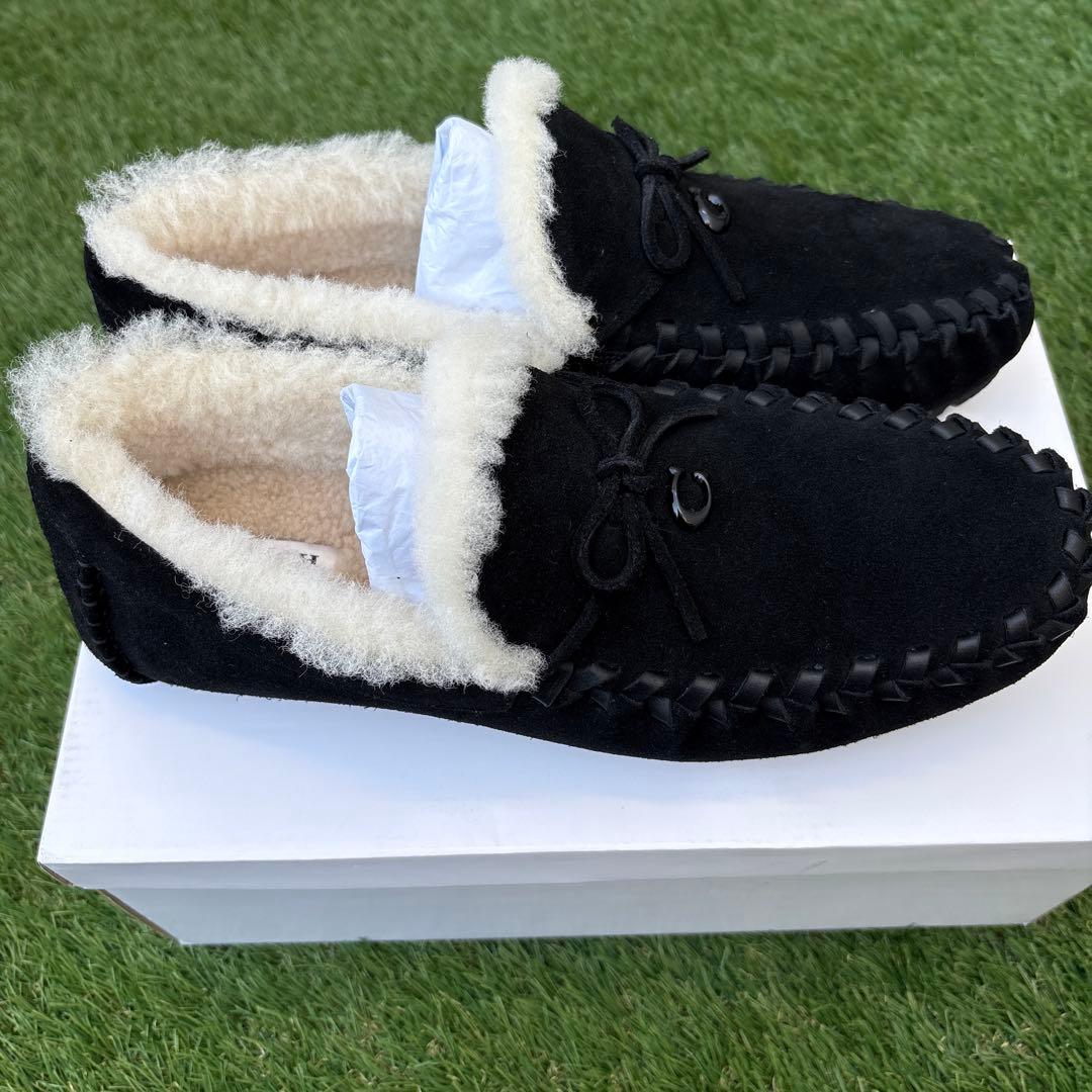 ▪️COACH デッキシューズ　モカシンシューズ　ブラック　29センチ　新品