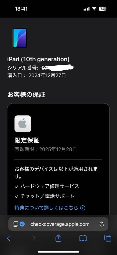 Apple iPad (第10世代) 64GB シルバー　土日限定割