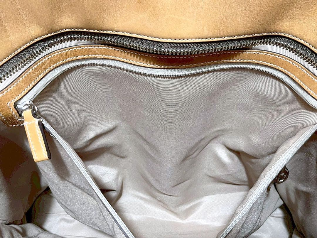 Coach コーチ オールレザーショルダー トートバッグ　旅行カバン