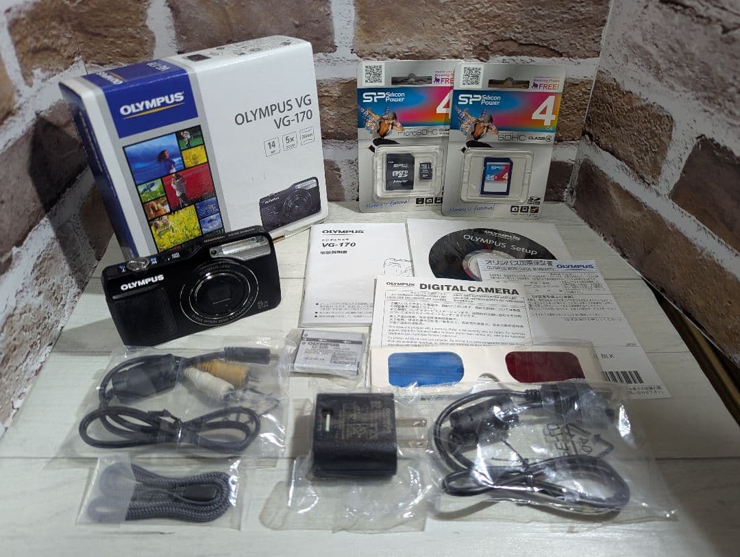 OLYMPUS VG-170 オリンパス デジカメ 未開封SD付き 美品