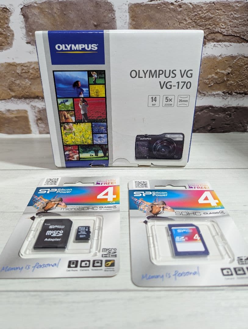 OLYMPUS VG-170 オリンパス デジカメ 未開封SD付き 美品