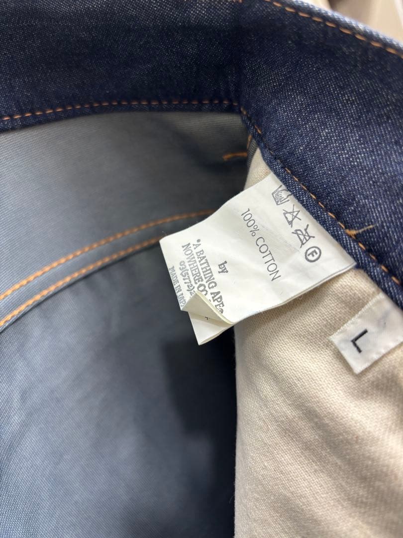 A BATHING APE ゴア ウインドストッパーペインター デニムパンツ