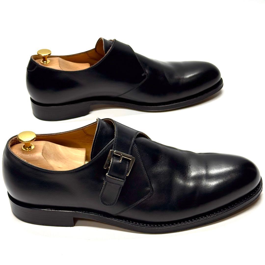 【美品】YANKO ヤンコ モンクストラップ ビジネスシューズ スペイン製