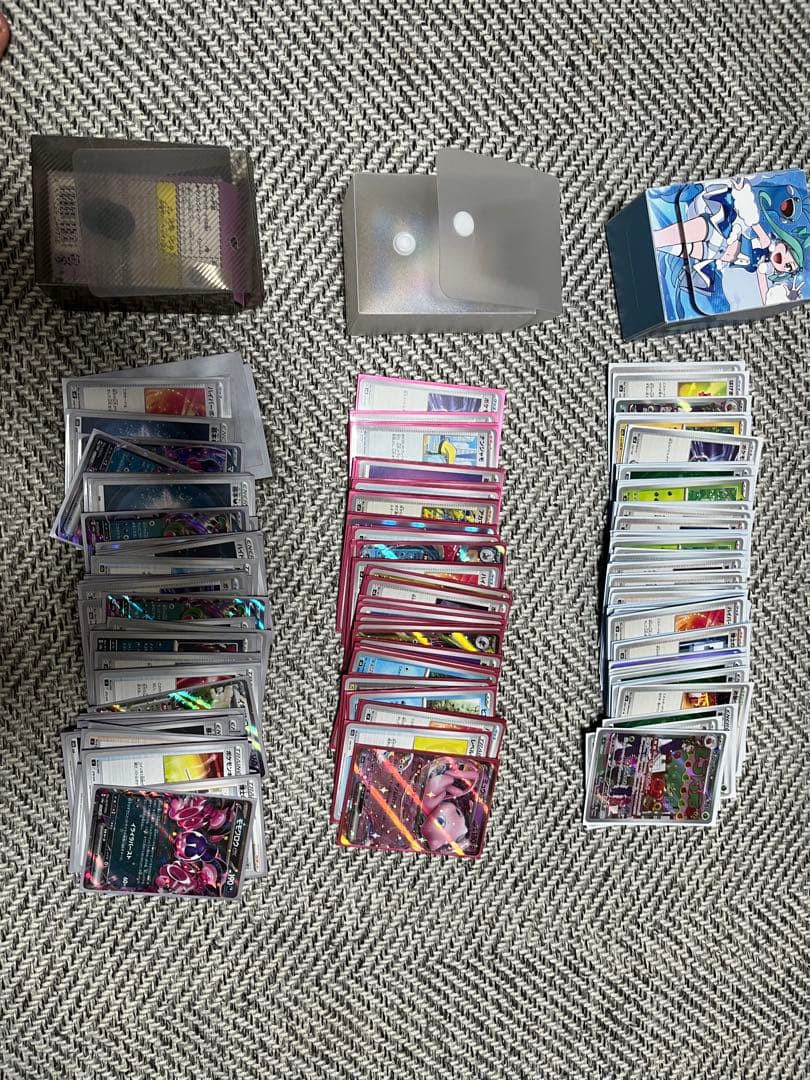 引退品トレーディングカード 約1500枚 スリーブ付きデッキ3個　値段交渉可能