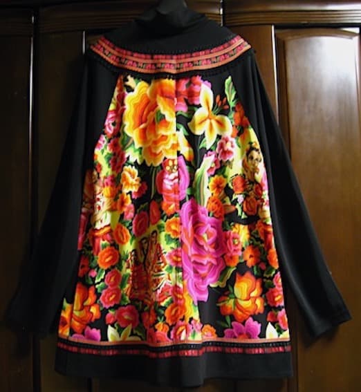 トクコプルミエヴォル☆新同品！メキシコ トロピカル♪ ボトルネック チュニック☆