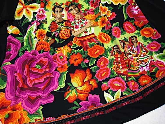 トクコプルミエヴォル☆新同品！メキシコ トロピカル♪ ボトルネック チュニック☆