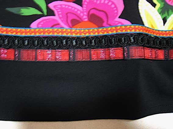 トクコプルミエヴォル☆新同品！メキシコ トロピカル♪ ボトルネック チュニック☆