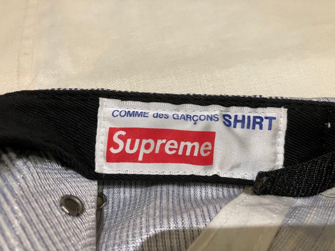 Supreme × COMME des GARCONS SHIRTS CAP