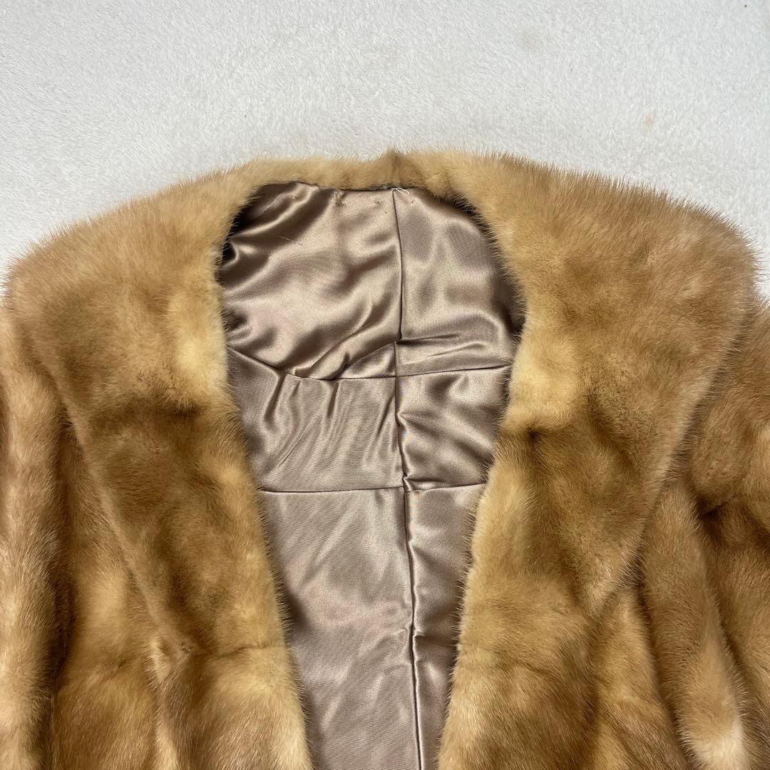 毛皮 MINK ミンク パステルカラー ケープ ポンチョ