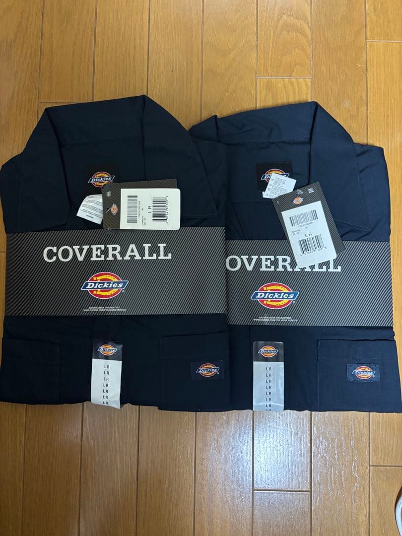 Dickies カバーオール つなぎ ネイビー Lサイズ2枚セット長袖