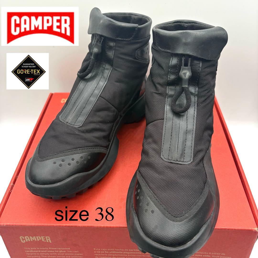 美品✨ カンペール サーキュラー ハイカット スニーカー 【38】 ゴアテックス