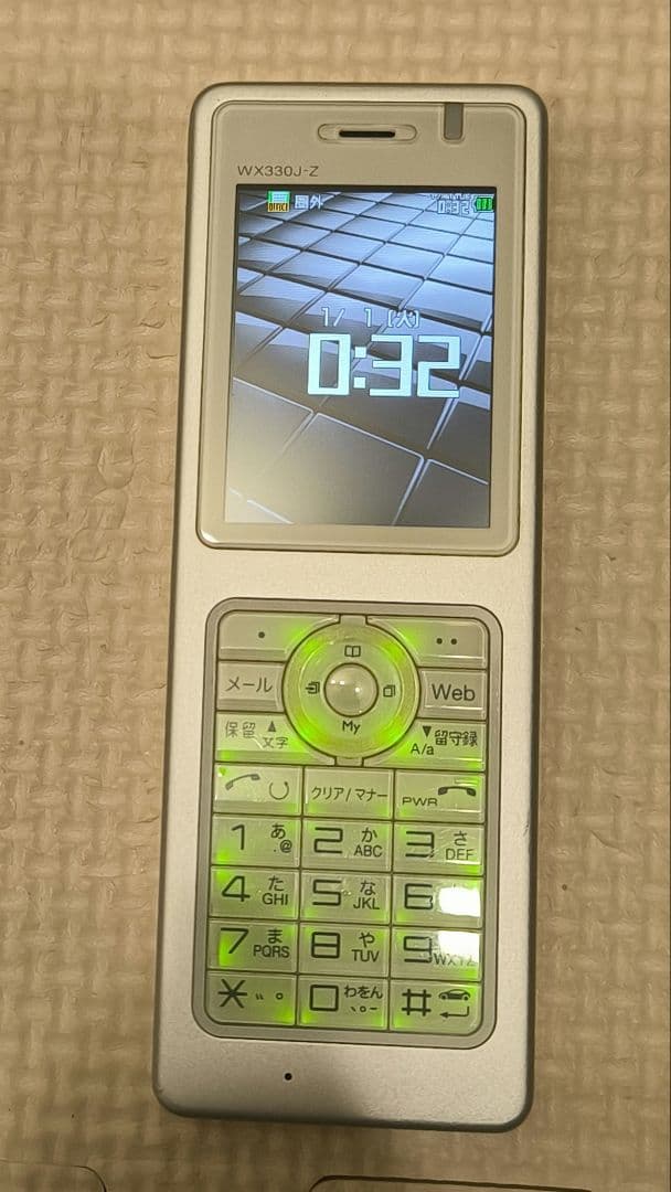 みけっこさん専用　WILLCOM WX330J-Z PHS本体 充電器付 5台