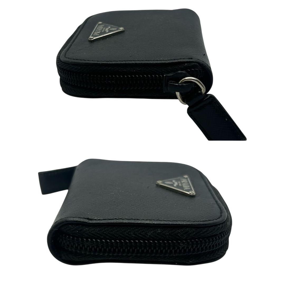 PRADA プラダ サフィアーノ レザー ケース 小銭入れ ブラック 黒