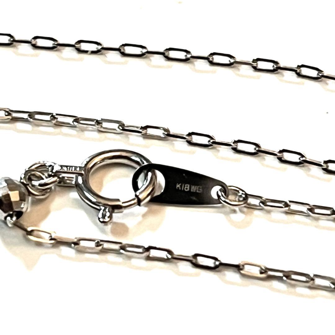 K18WG 1.5g ネックレス