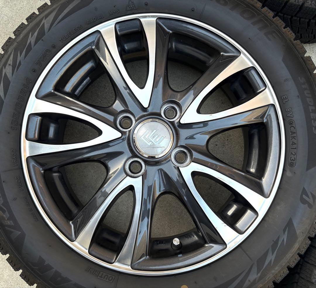 幸！NBOX スタッドレスタイヤ　2本セット