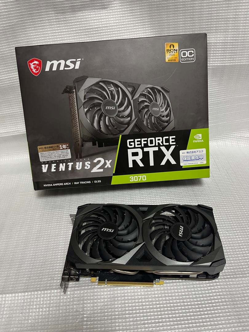 グラフィックボード・グラボ・ビデオカード MSI GeForce RTX 3070 VENTUS 2X OC