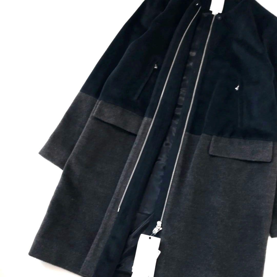 未使用タグ付き✨️NAUTICA✨️羊毛混 ノーカラーコート