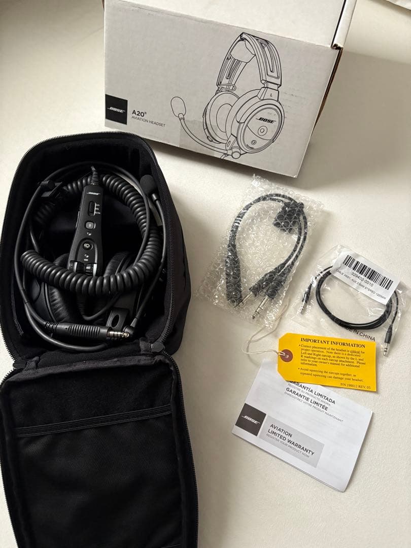 ヘッドホン BOSE A20 Aviation Headset