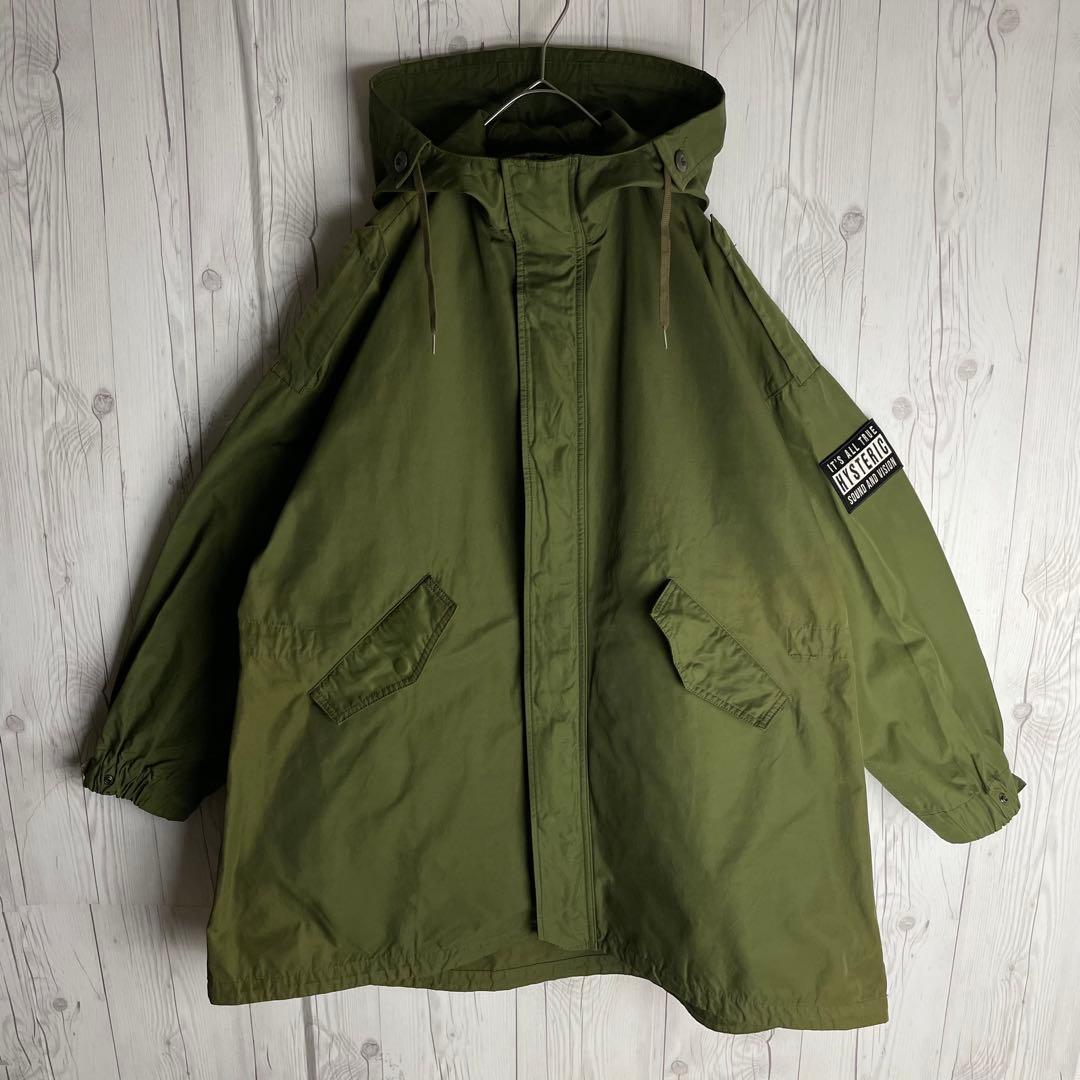 【超人気デザイン】ヒステリックグラマー☆ギターガール フーデットコート