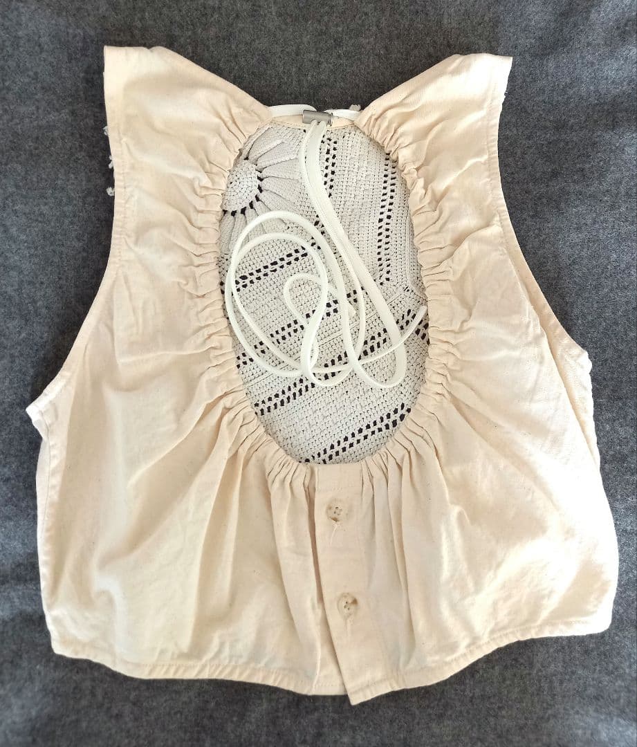 nude vintage　ヌードヴィンテージ　フレンチクロシェット　トップス