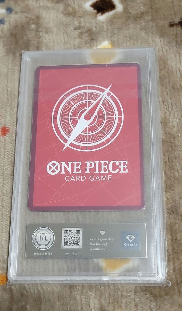 ワンピースカード PSAマガジン ルフィプロモ 英語版　PSA10と同等