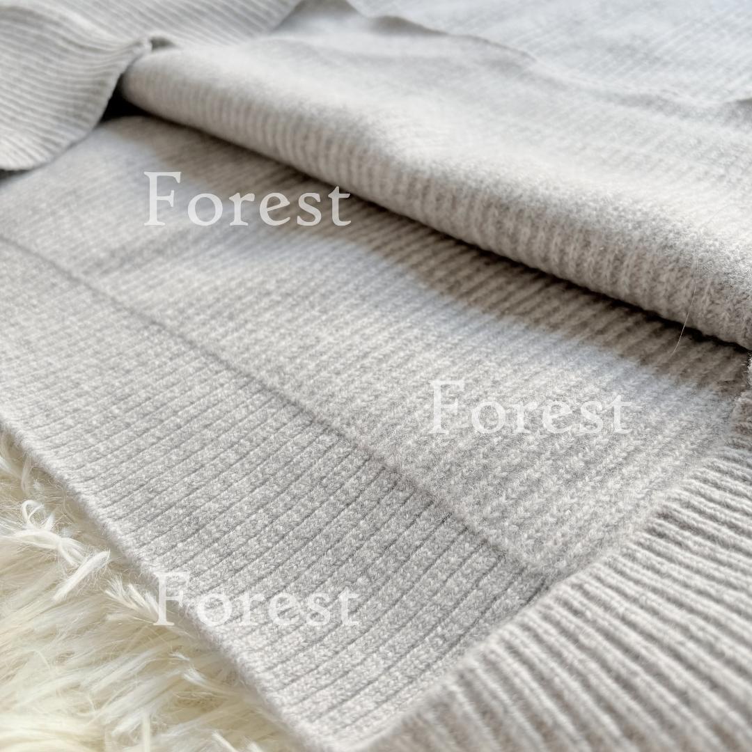 【新品】ハイネック畦ニットワンピース　sizeFREE　kagure