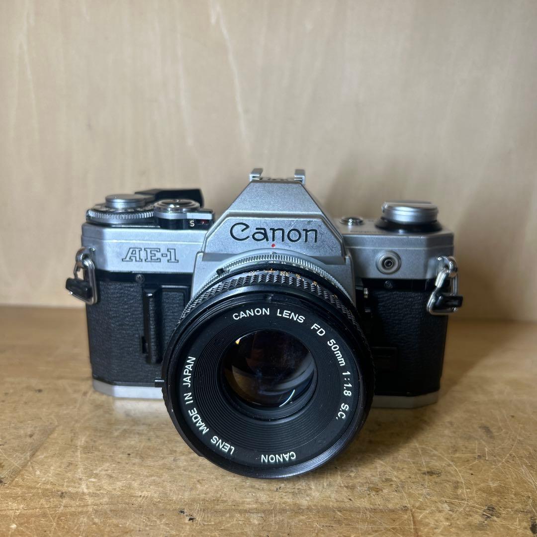 Canon AE-1+FD 50 f1.8 S.C 完動美品