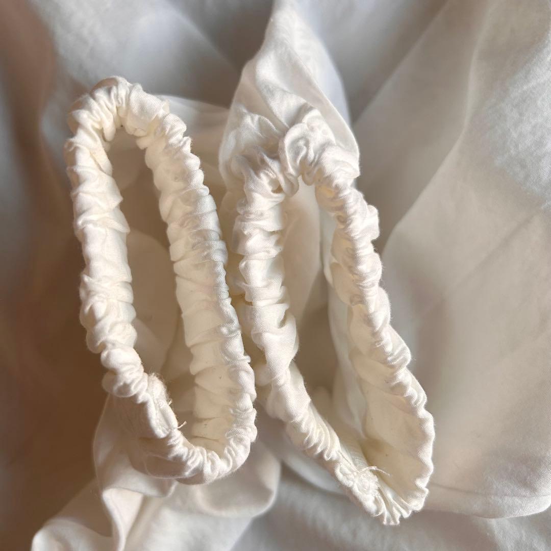 CLASKAクラスカ HAUハウ　ブラウス　たっぷり袖　白　F