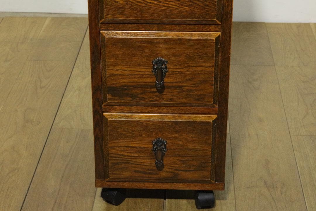 電*子様 三越ブルージュ★3段チェスト★キャスター付き★木製家具★