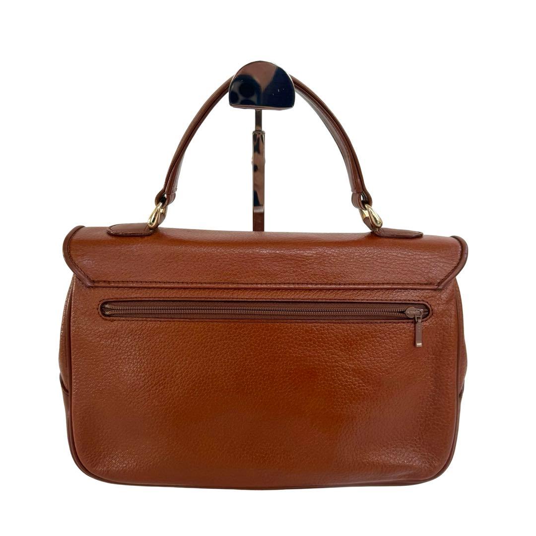 BURBERRY バーバリー ハンドバック レザー ヴィンテージ ブラウン