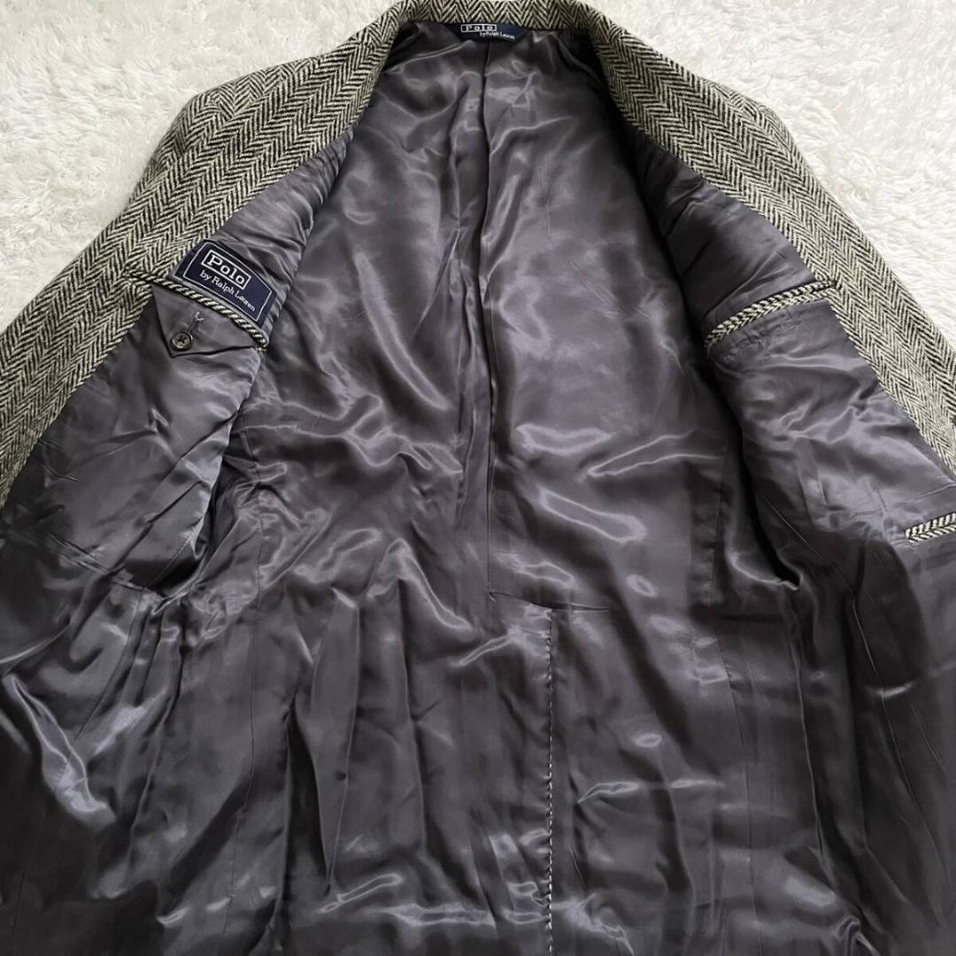 極美品✨POLO RALPH LAUREN テーラードジャケット ヘリンボーン