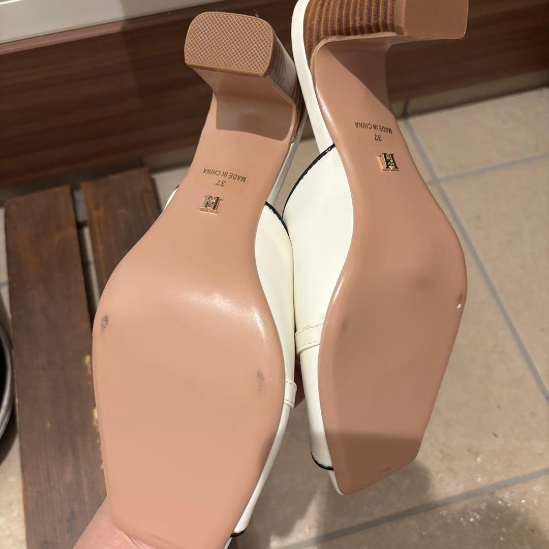 靴 Herlipto Bit Square Toe Mules