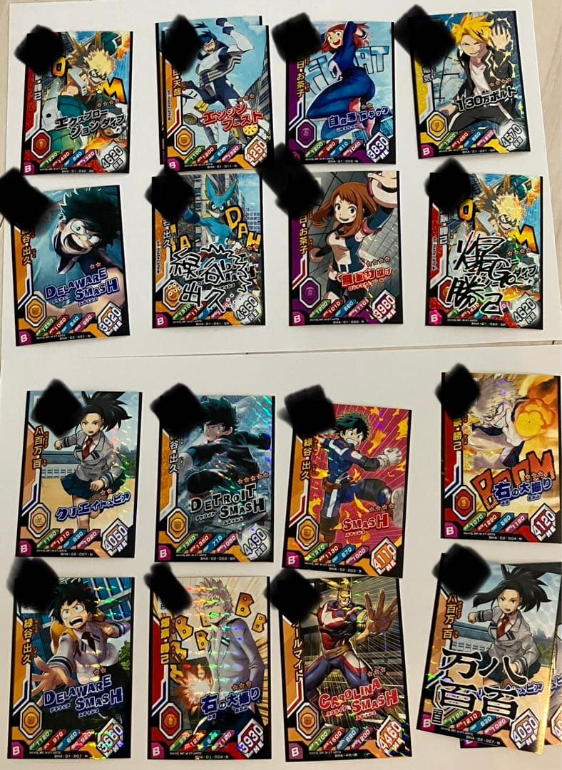 僕のヒーローアカデミア ヒロアカ ヒーローズバトルラッシュ ヒロバト カード