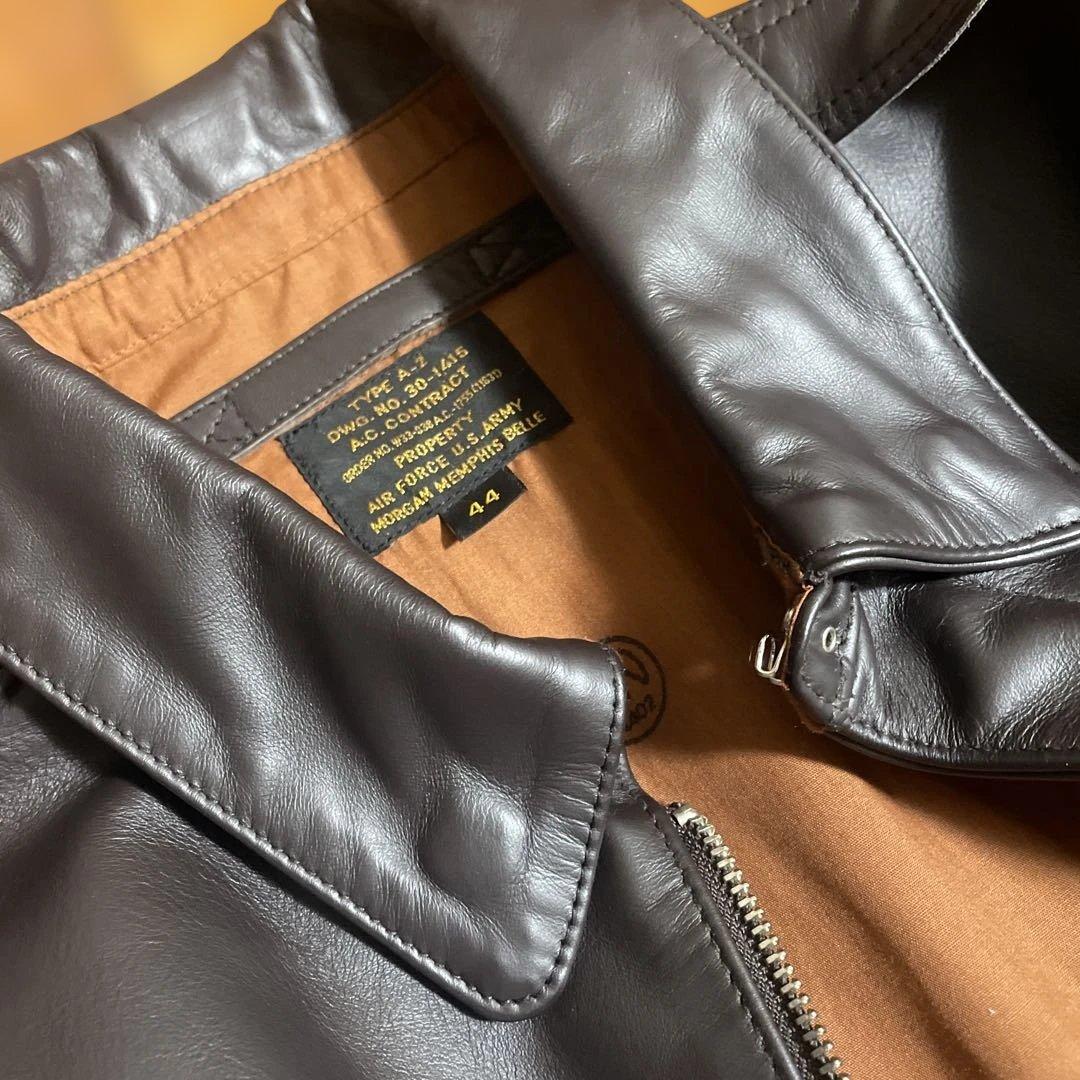 中田商店 A-2 フライトジャケット　Morganモーガン レザー 馬革