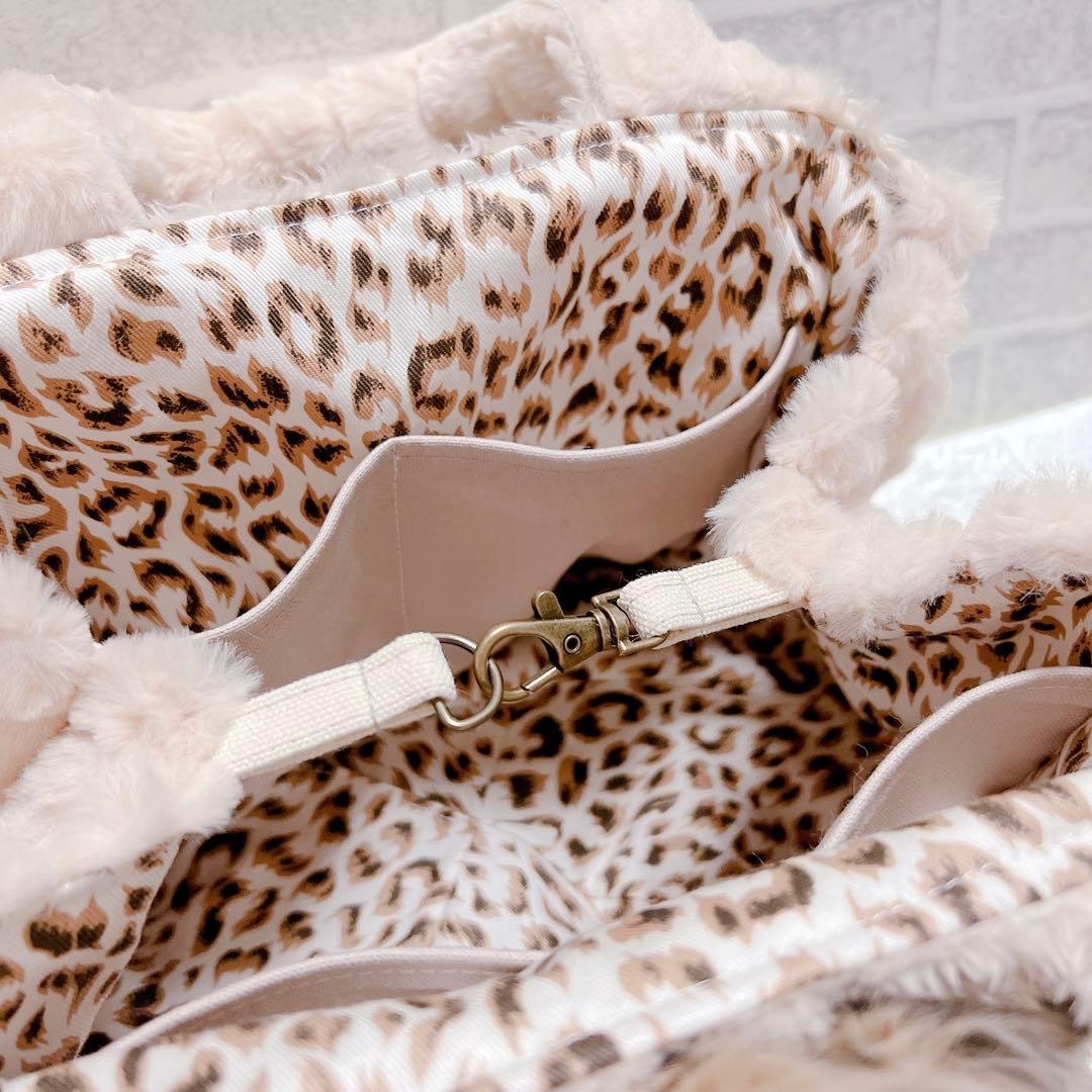 コヤンイサムチョン トートバッグ ファー 猫 うさみみ ハンドメイド