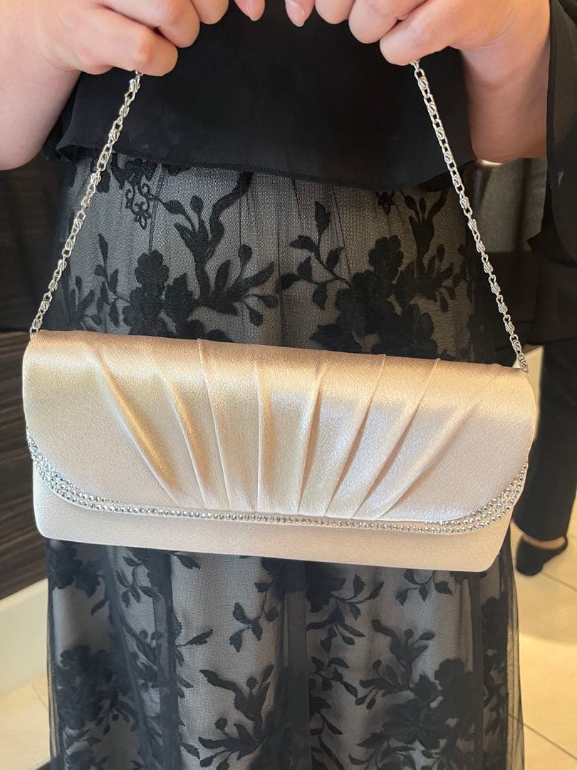 東京イギン　パーティバック　東京ソワールコサージュ