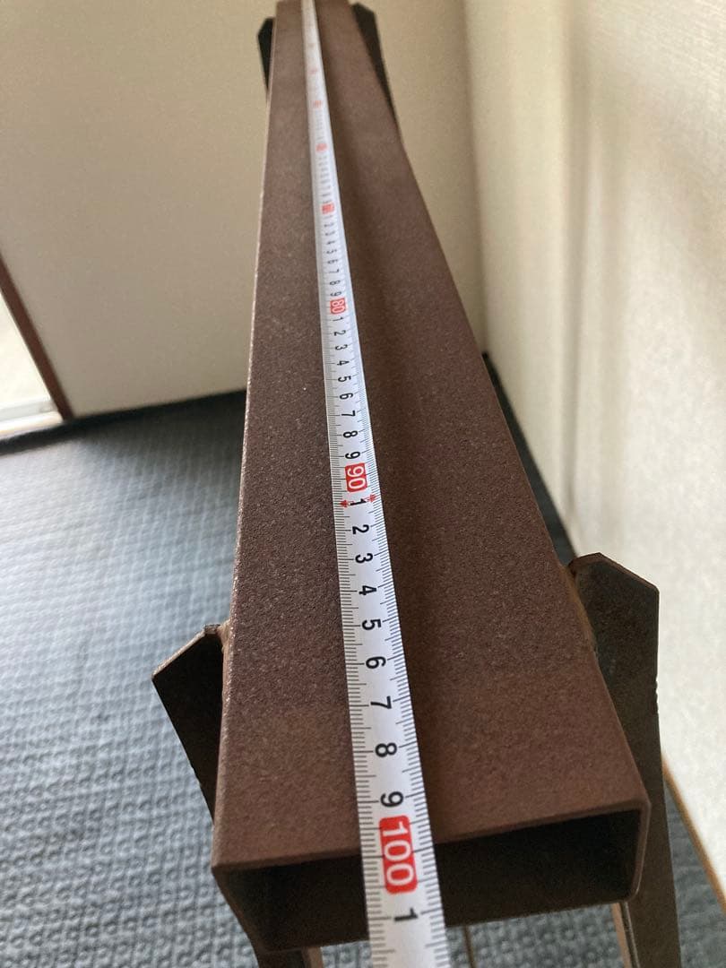 錆鉄　作業台　鉄柵　車止め　鉄棚　古鉄　超メルカリ市中　20000→18000