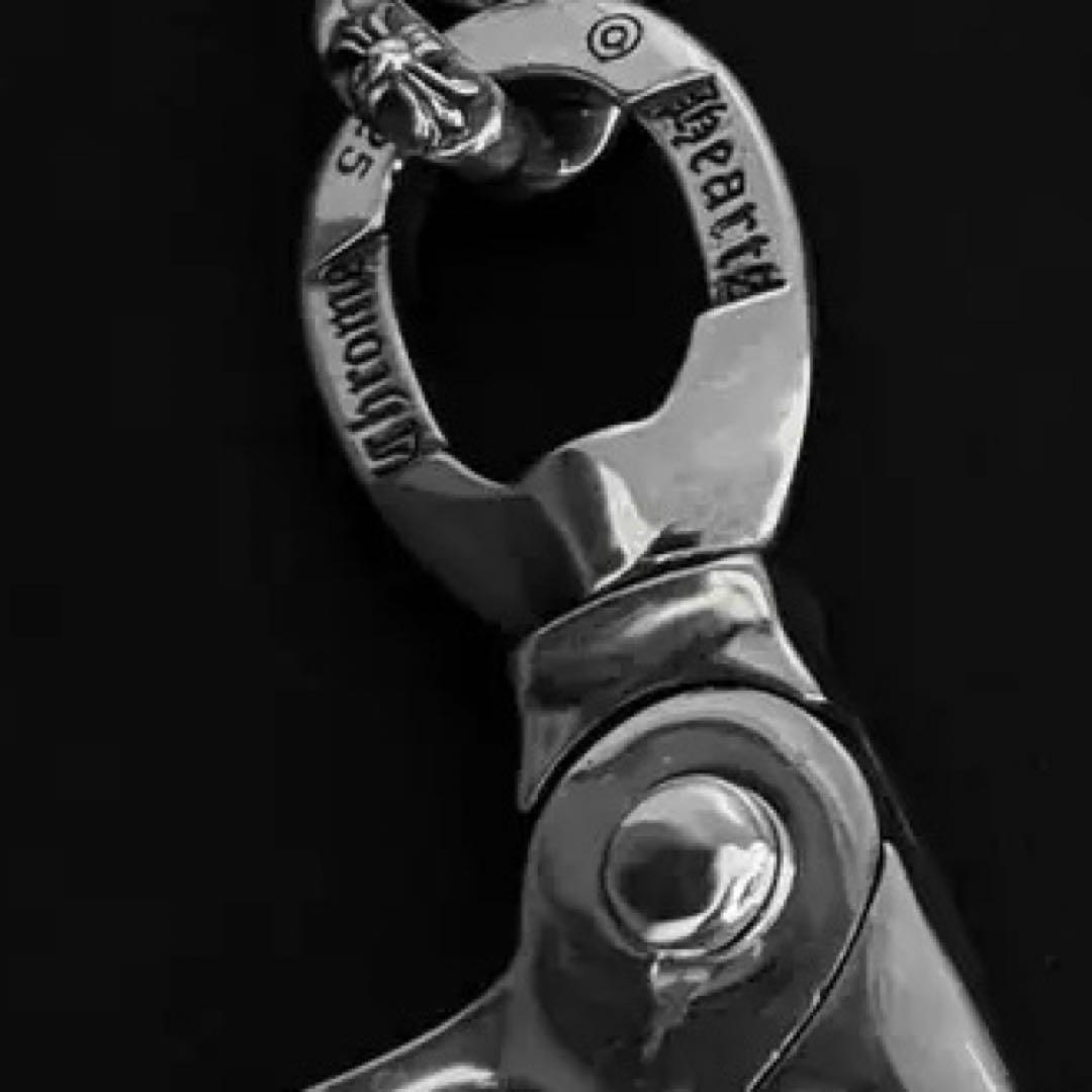 ウォレットチェーン クラシック ダブルクリップ シルバー