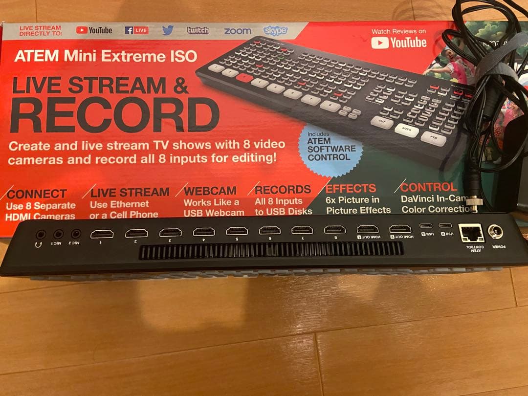 Blackmagic ATEM MiniExtreme ISO ブラックマジック