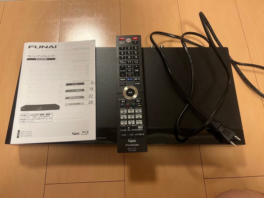 FUNAI ブルーレイレコーダー FBR-HW2030