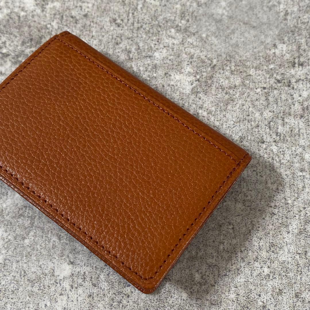 新品未使用　BURBERRY レザー 小銭入れ ケース ノバチェック　茶色