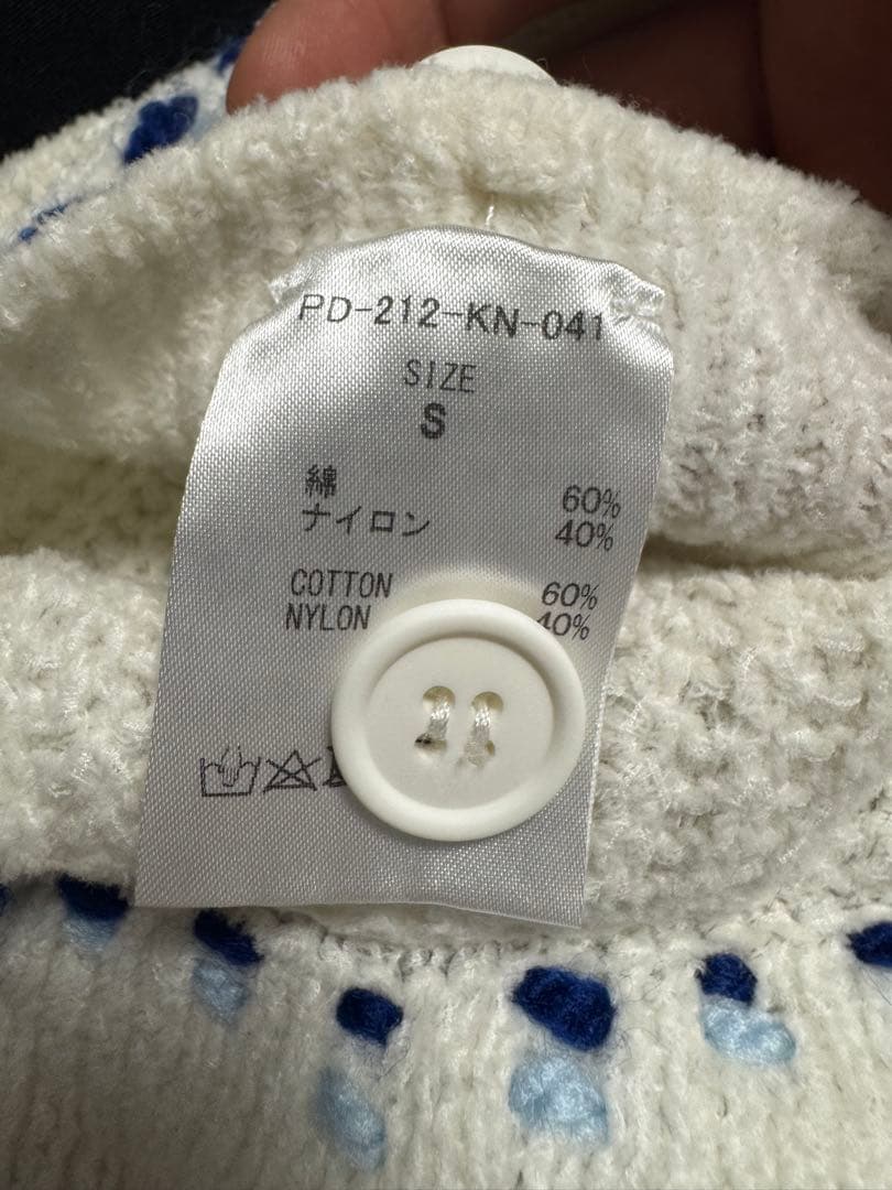 値下げ交渉可　phingerin pg1 ニット　ホワイト