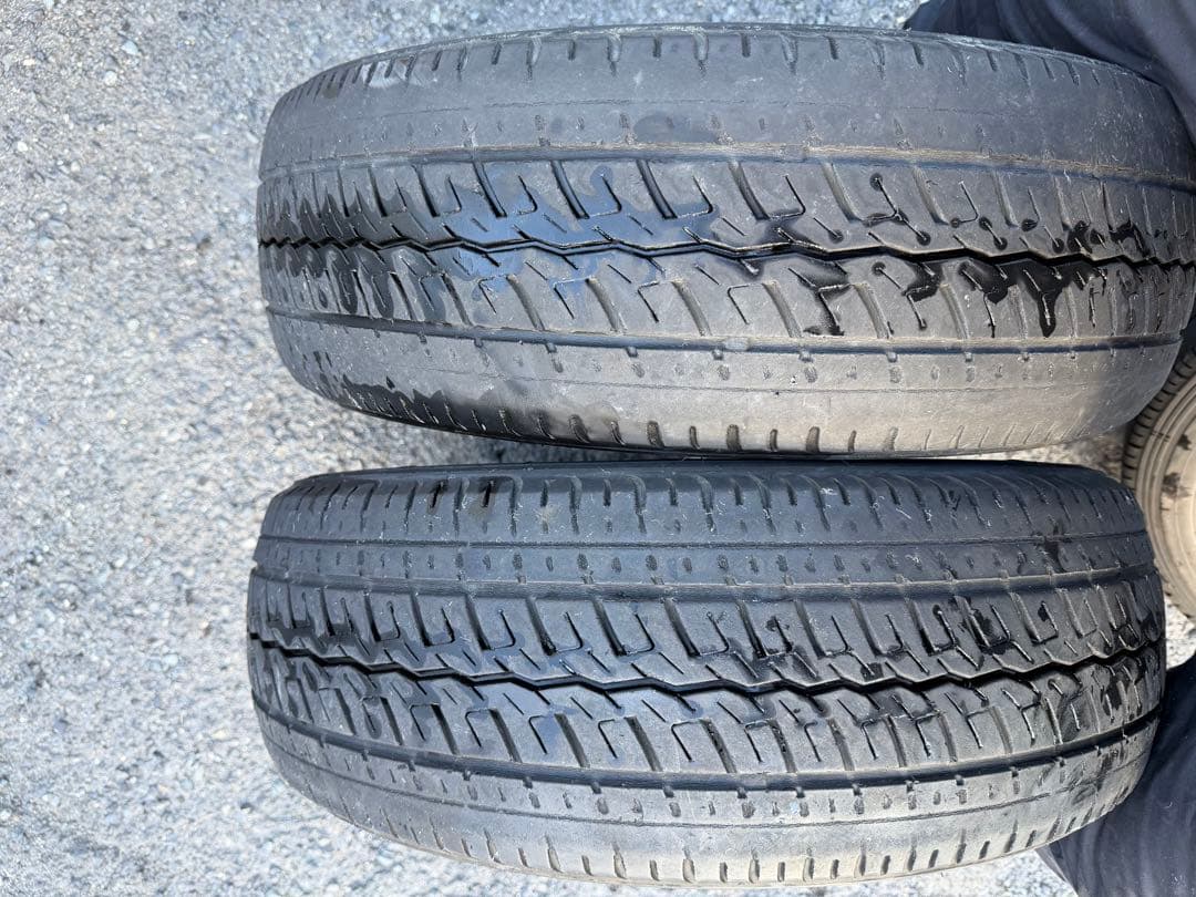 引き取り限定(大阪堺)バトルシップ17インチタイヤ・ホイールセット　ハイエース