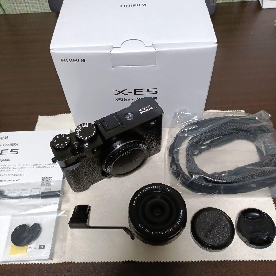 超美品 380ショット Fujifilm X-E5 XF23mm付 ブラック