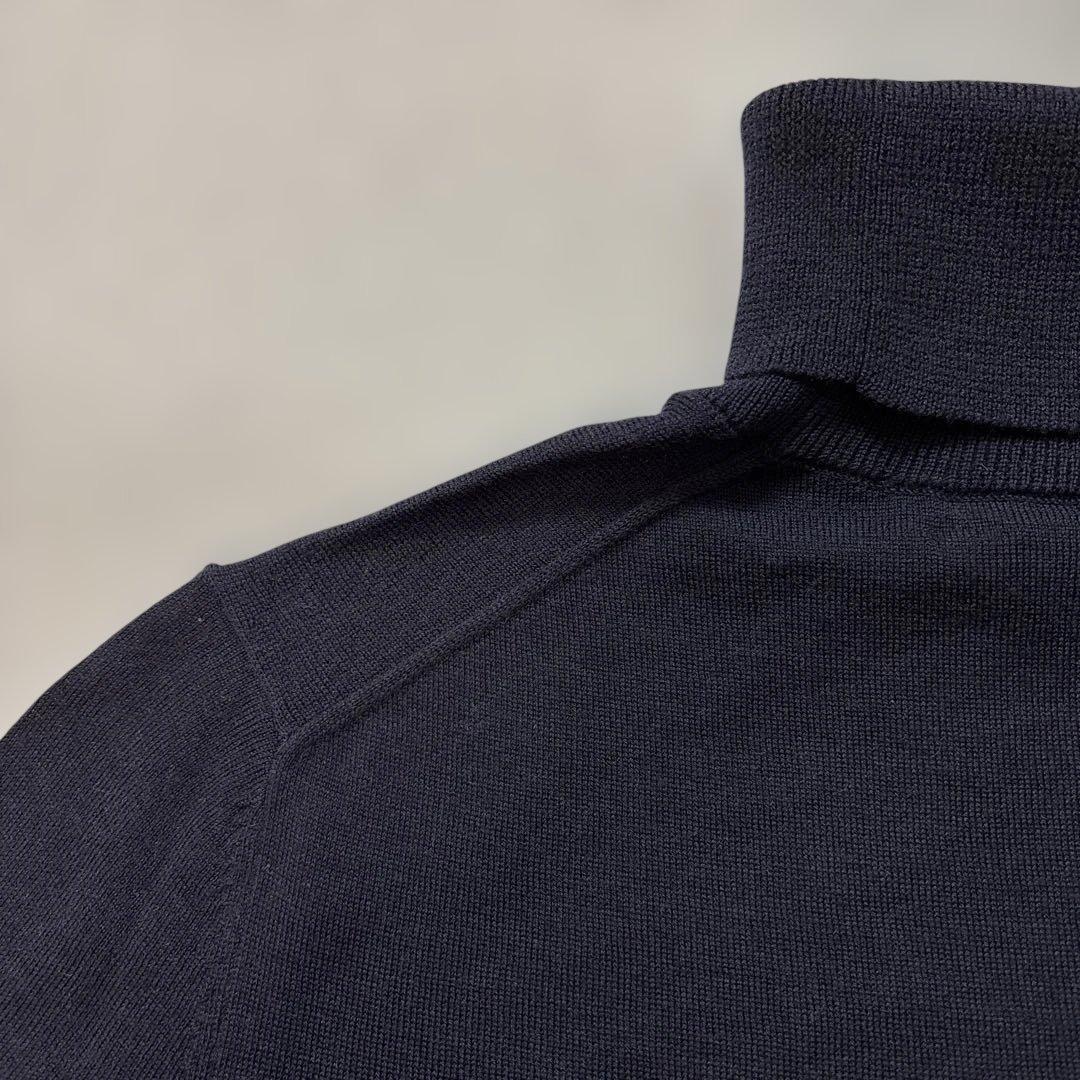 ブルックスブラザーズ ネイビー タートルネック セーター