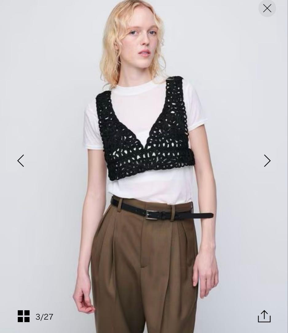 美品⭐︎AEWEN MATOPH 25SS レース編み ビスチェ