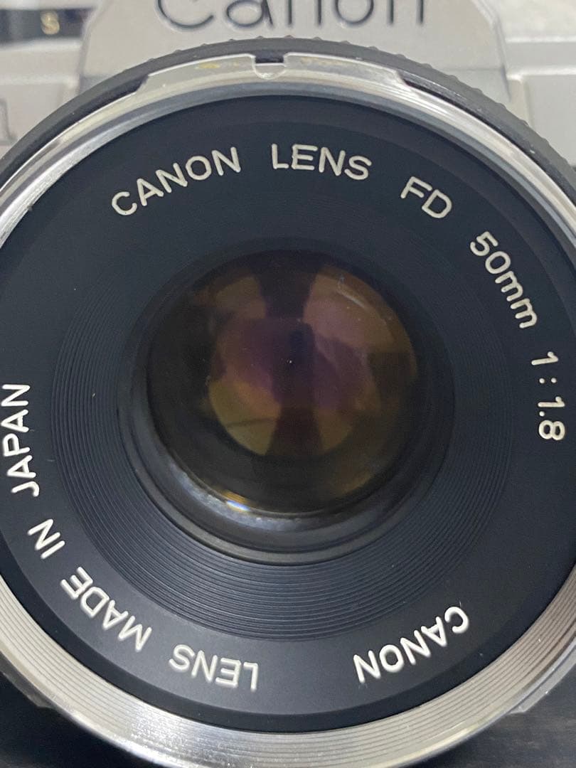 Canon AE-1 Lens FD 50mm f/1.8 付属品付き