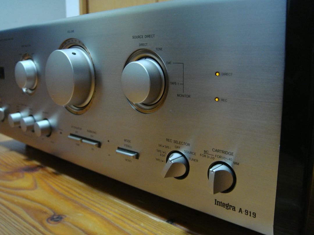 希少 整備済 程度良 ONKYO オンキョー Integra A-919 取説付