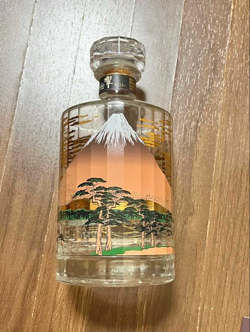 や*き様 【空瓶】サントリーウイスキー響21年 意匠ボトル《富士風雲図》2015